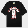 Spray College Relaxed Fit Tee - Black