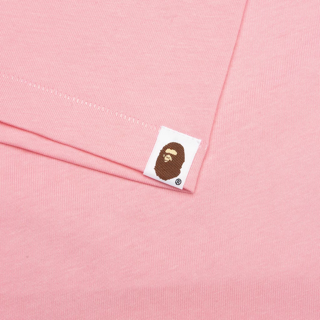 Spray College Relaxed Fit Tee - Pink