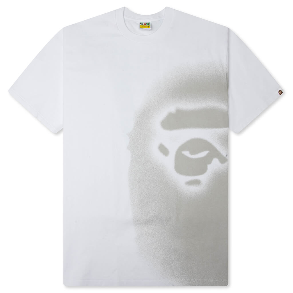 Spray Paint Ape Head Relaxed Fit Tee #1 - White