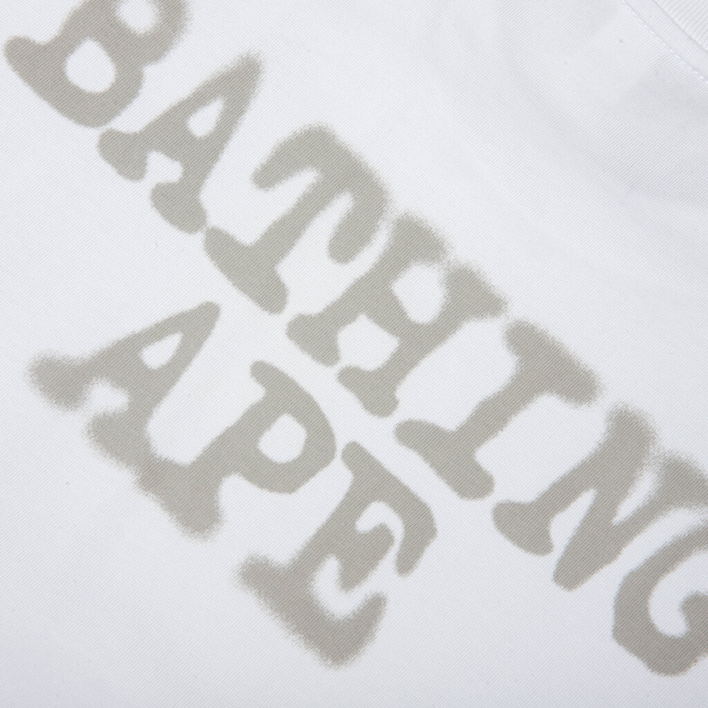 Spray Paint Ape Head Relaxed Fit Tee #1 - White