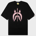 Spray Shark Relaxed Fit Tee - Black