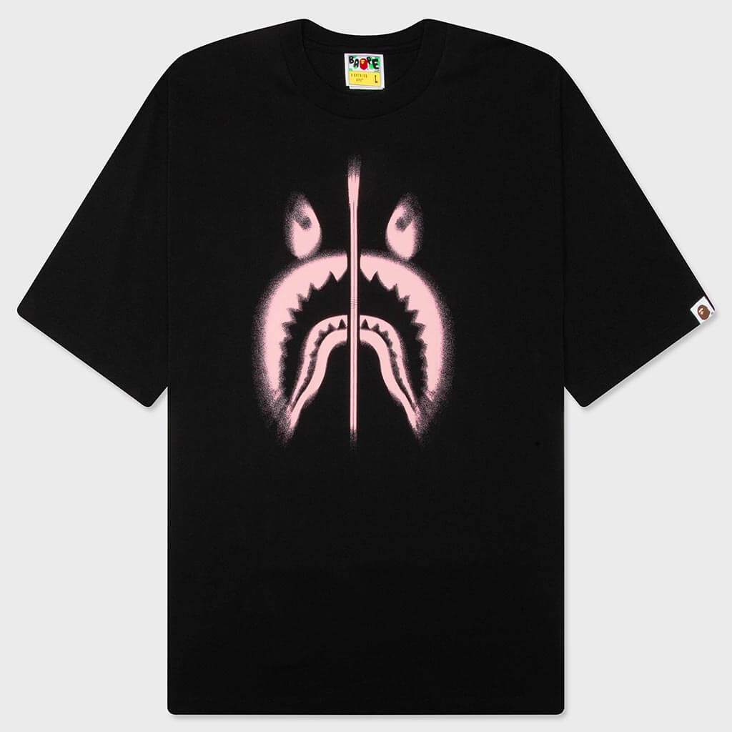 Spray Shark Relaxed Fit Tee - Black