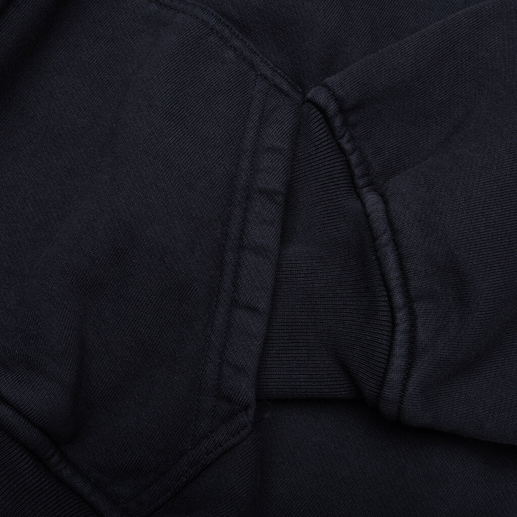 St. Rhude Seal Zip Up Hoodie - Vintage Black/Red