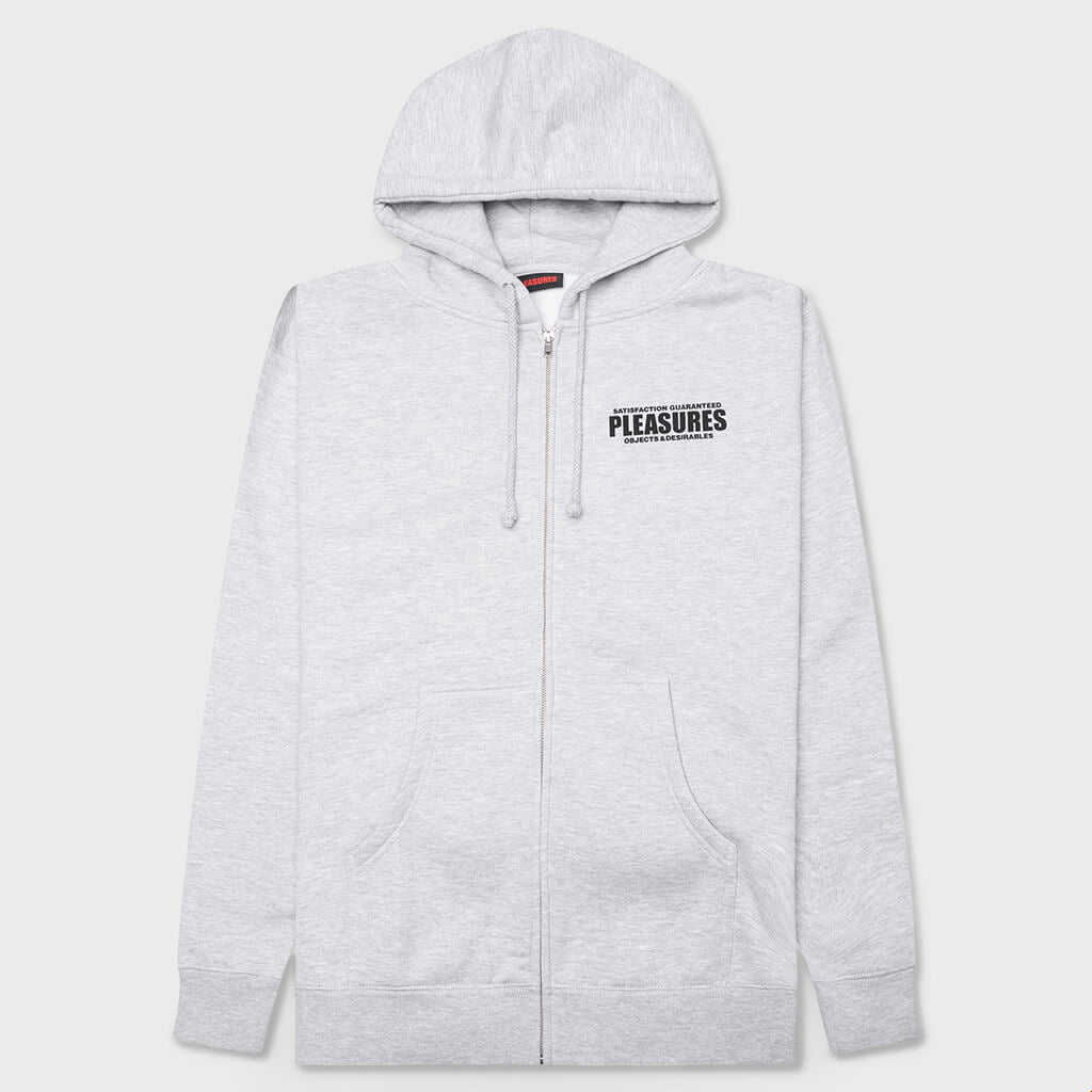 Staff Zip Hoodie - Heather Grey
