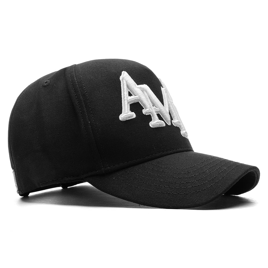 Staggered Amiri Canvas Hat - Black