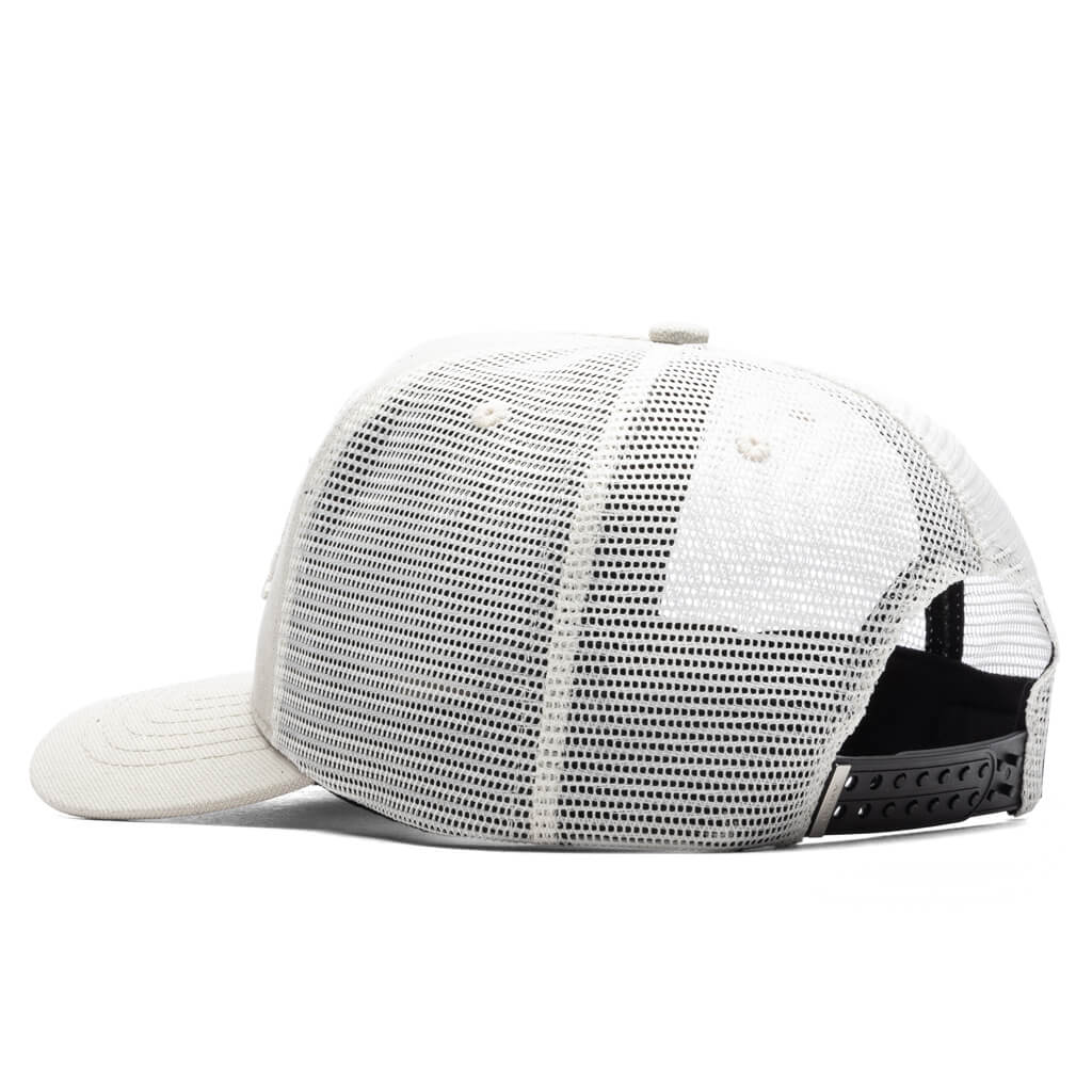 Staggered Logo Trucker - Marshmallow