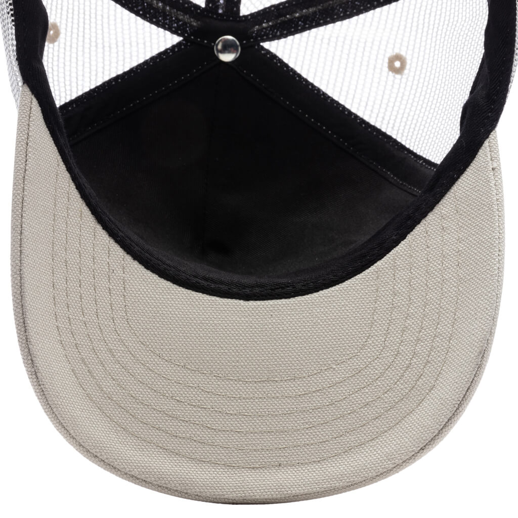 Staggered Logo Trucker - Marshmallow