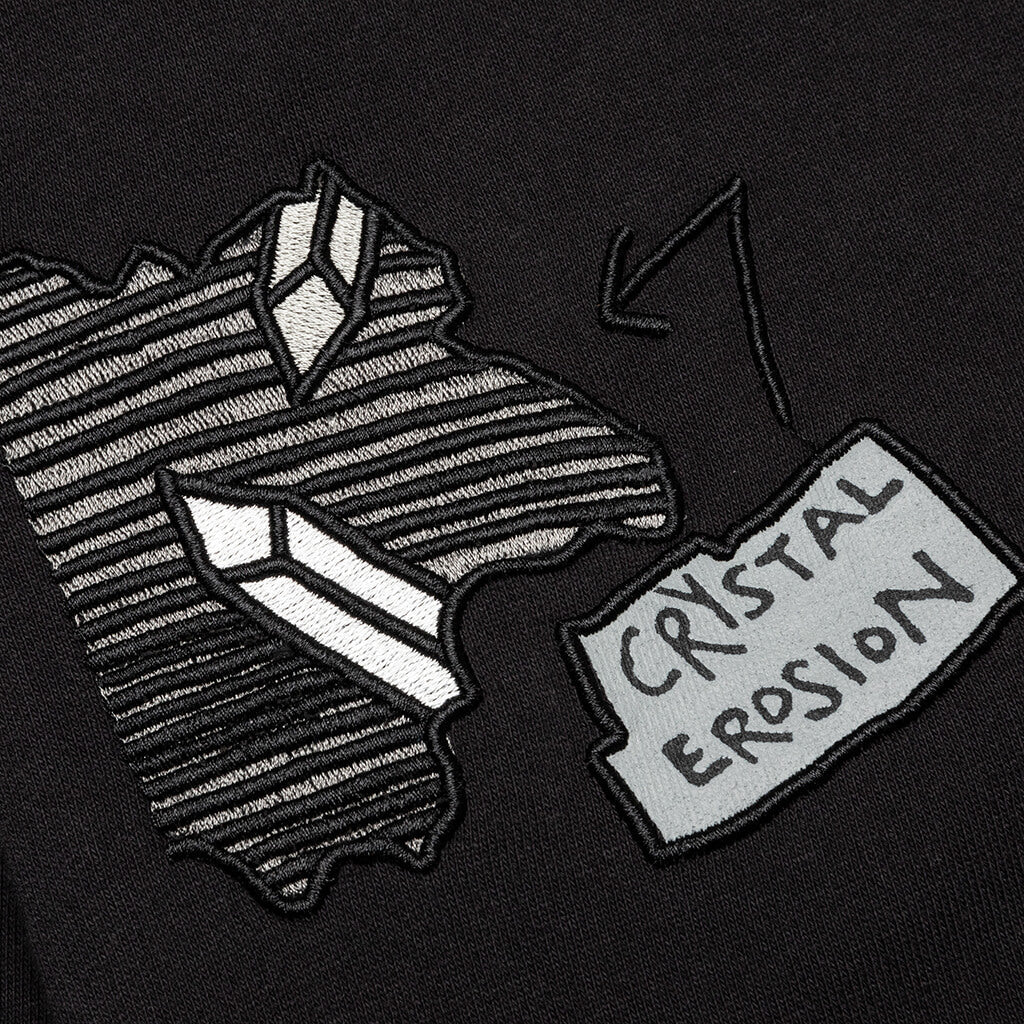 Eroded Hoodie - Black