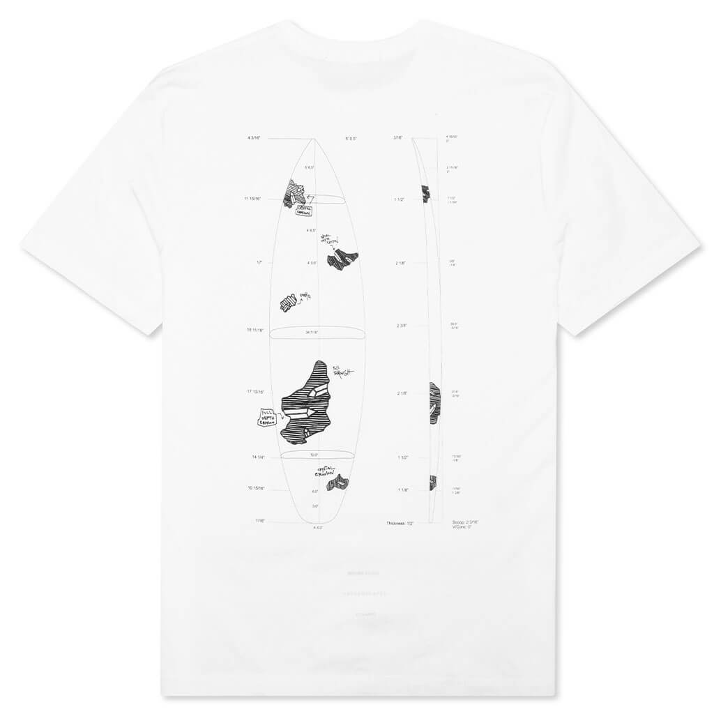Eroded Tee - White