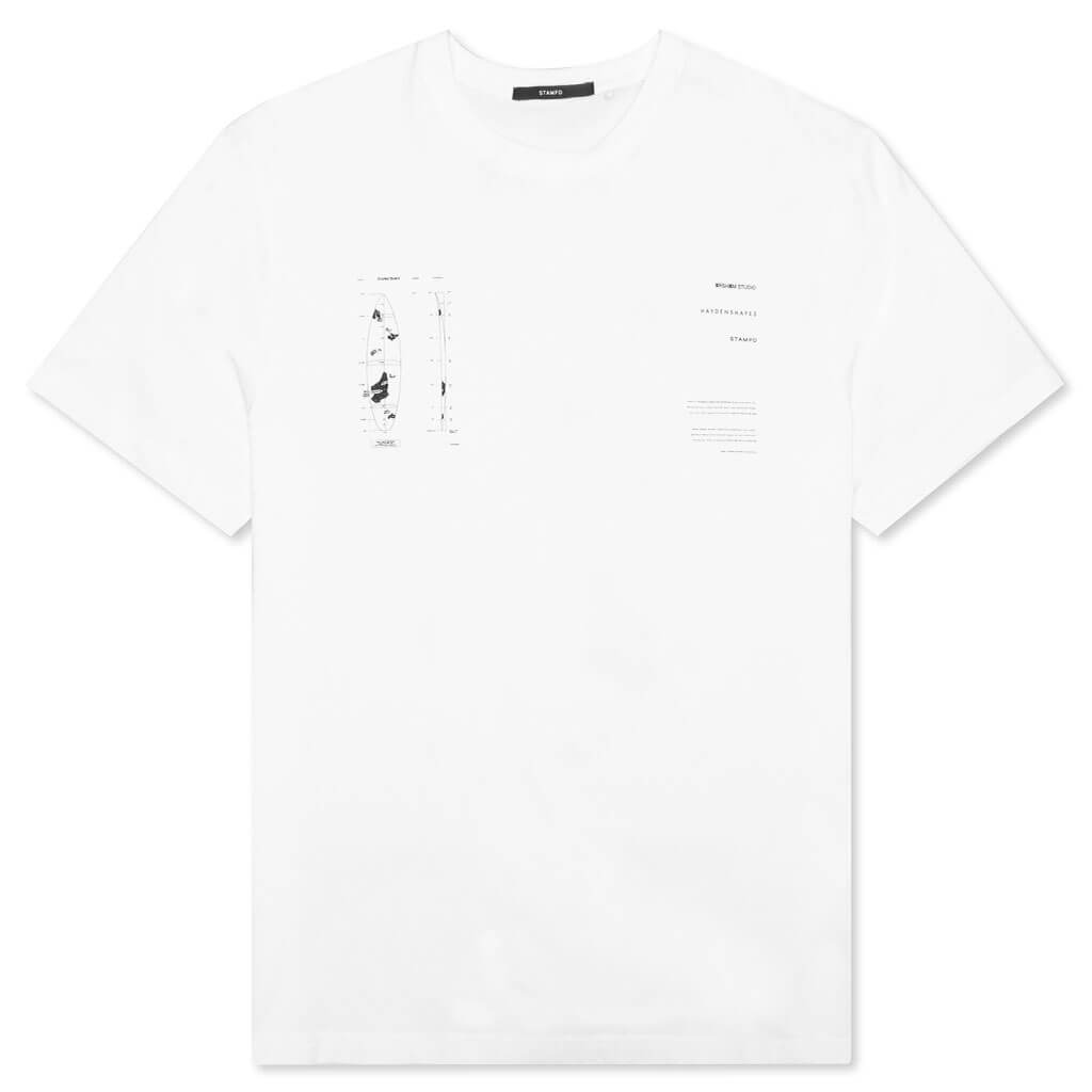 Eroded Tee - White