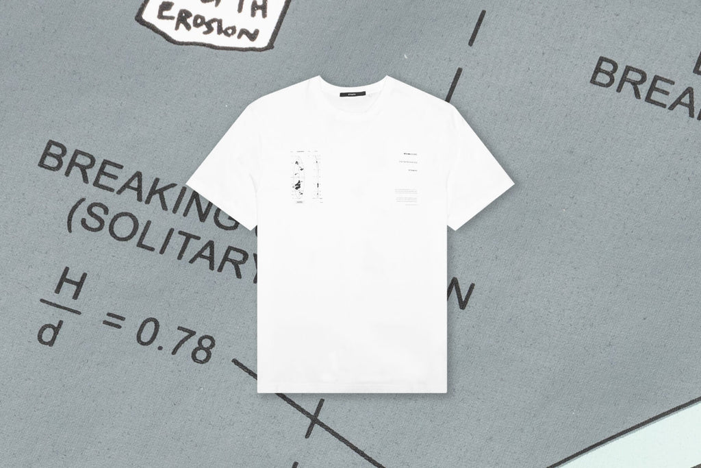 Eroded Tee - White