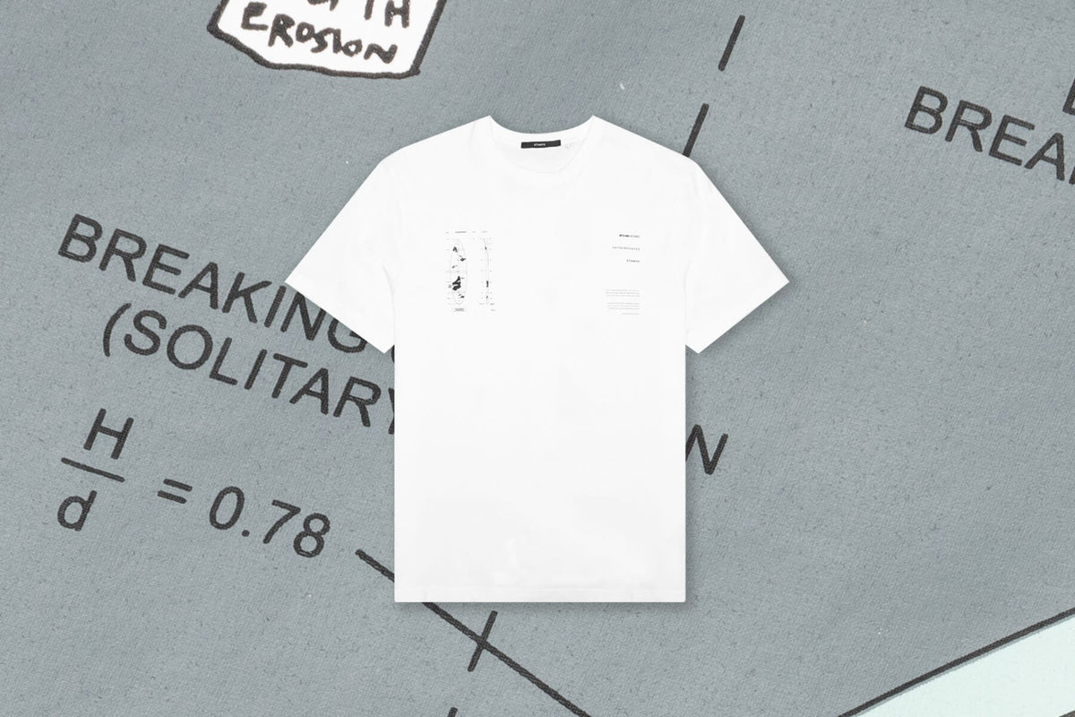 Eroded Tee - White