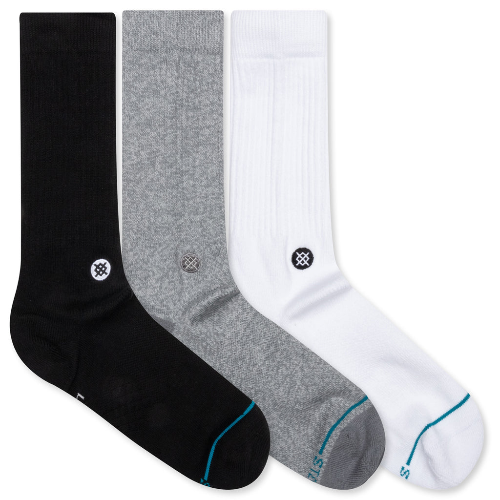 Icon 3 Pack Socks - Multi