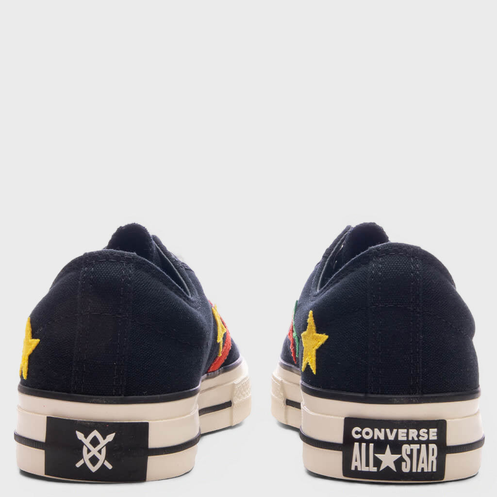 Star Player 76 Ox - Black/Fern Green/Cyber Yellow