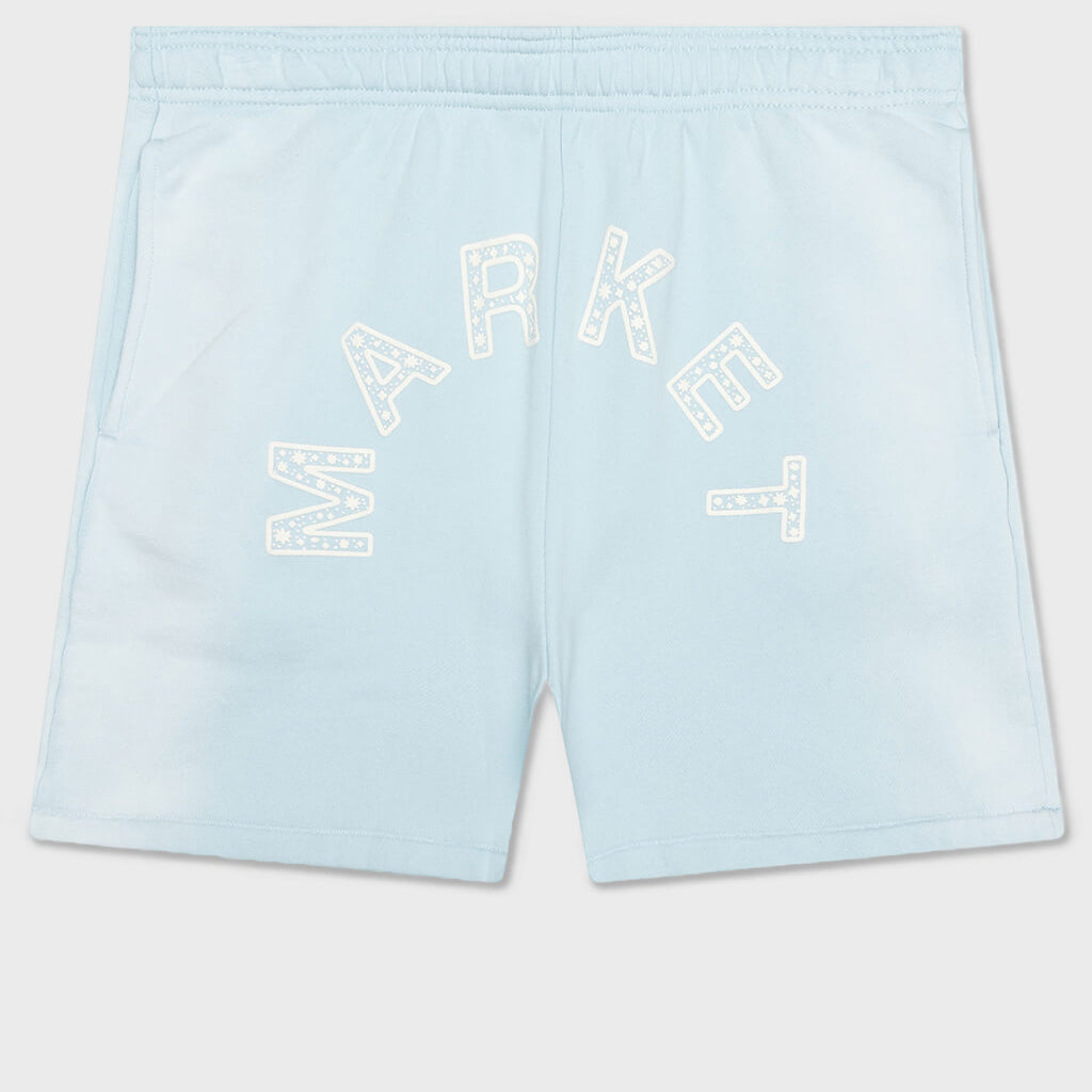 Starry Arc Fleece Short - Ice Blue