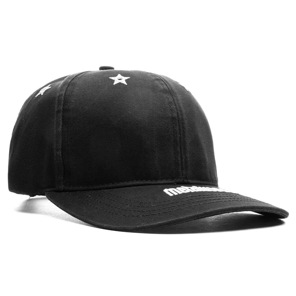 Starshot 6-Panel Strapback Hat - Black