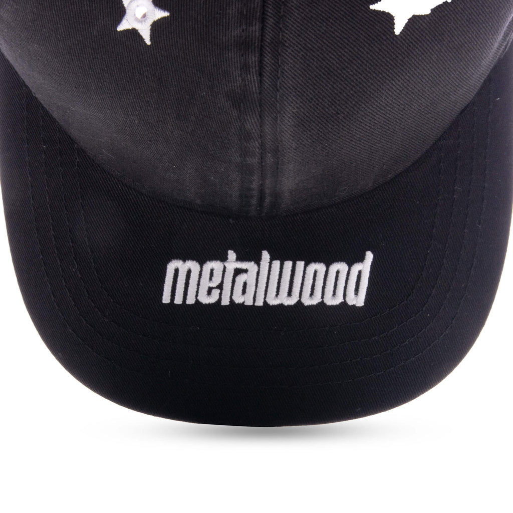 Starshot 6-Panel Strapback Hat - Black