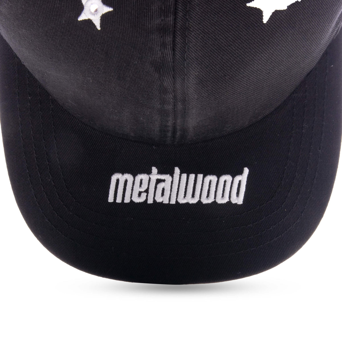 Starshot 6-Panel Strapback Hat - Black