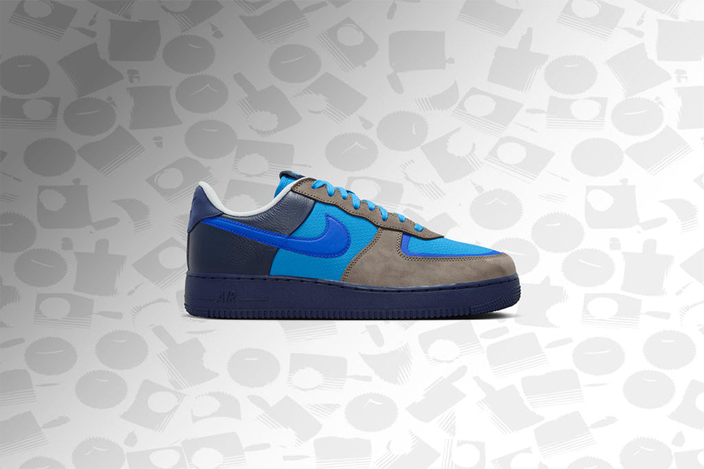 Air Force 1 Low - Soft Grey/Varsity Royal/Harbor Blue