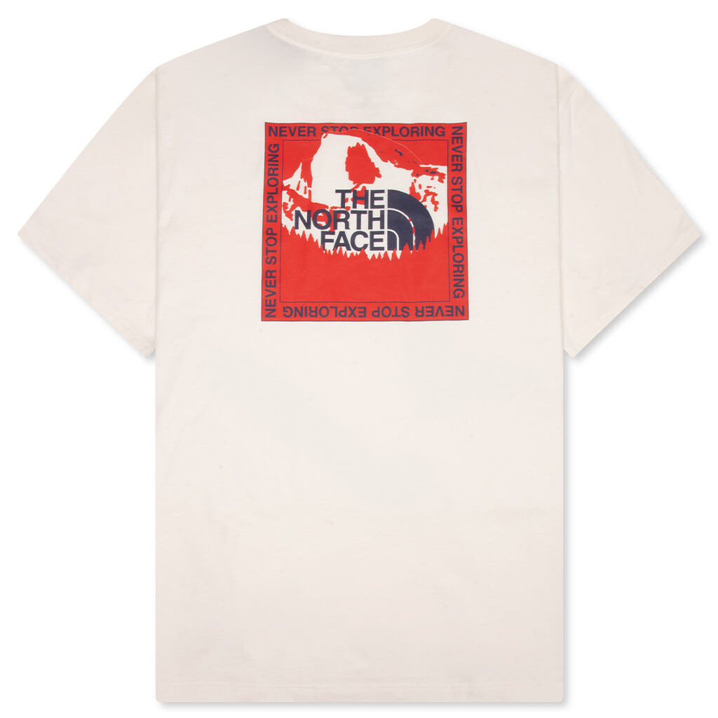 Stay Exploring Regular S/S Tee - White Dune