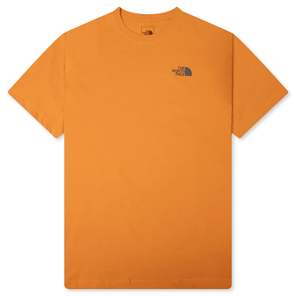 Stay Exploring Regular S/S Tee - Dust Orange