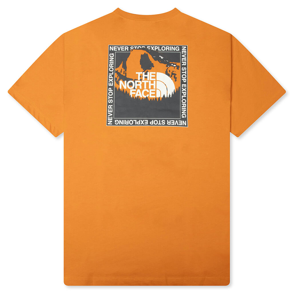 Stay Exploring Regular S/S Tee - Dust Orange