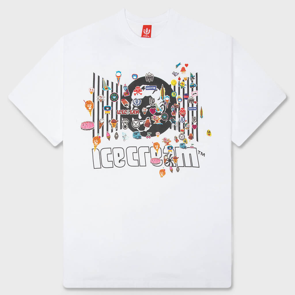 Stick Up S/S Tee - White