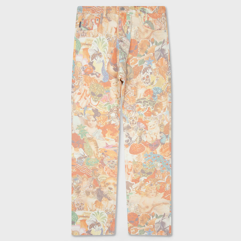 Stickers Straight Leg Jeans - Multi