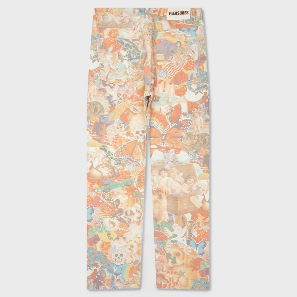 Stickers Straight Leg Jeans - Multi