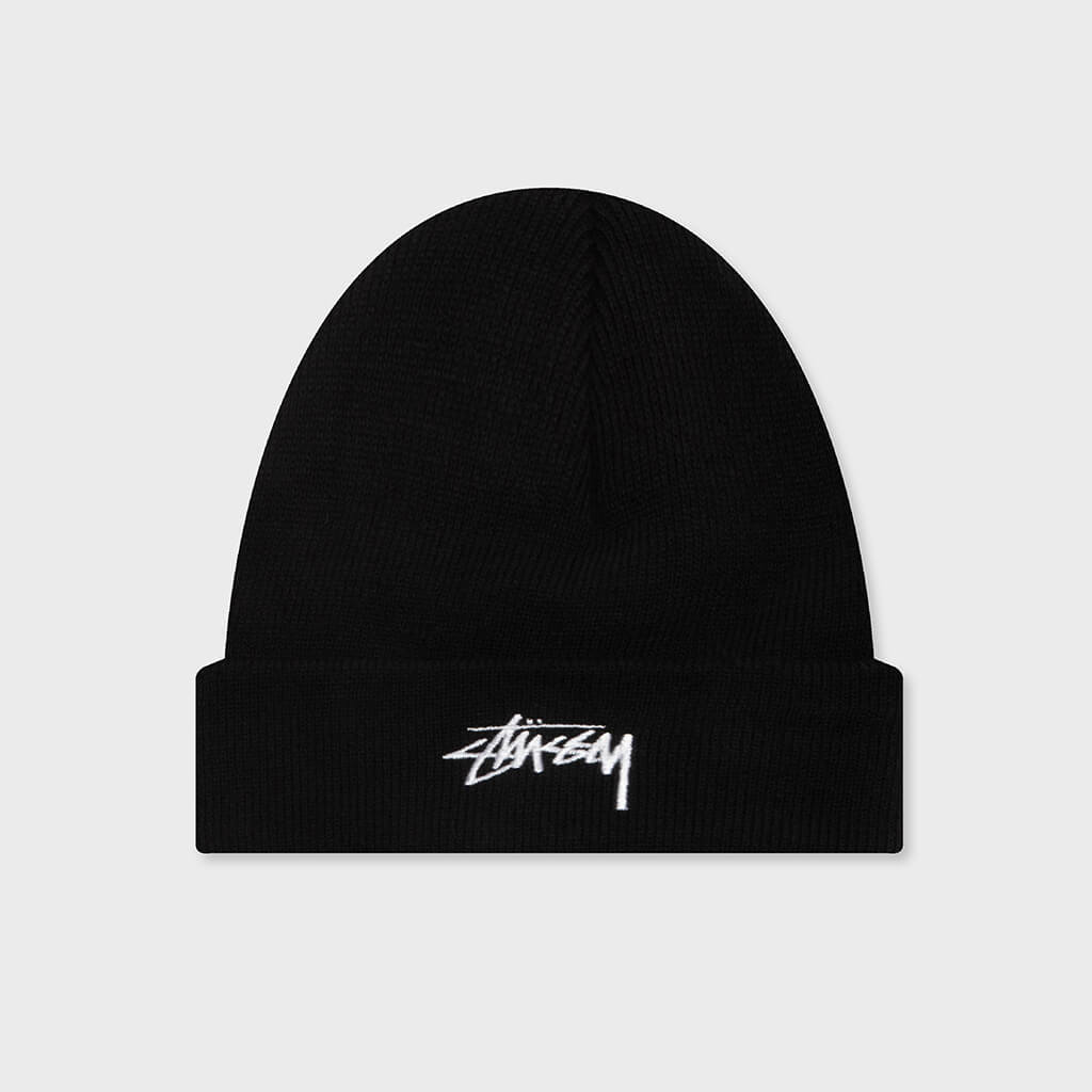 Stock Cuff Beanie - Black