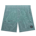 Nylon Metal Swim Trunks B0943 - Aqua