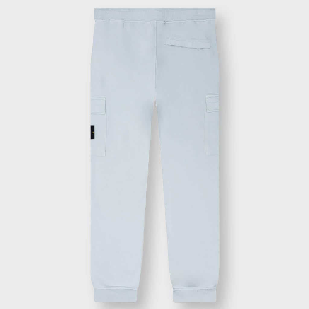 Brushed Cargo Fleece Pants - Pearl Grey