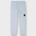 Brushed Cargo Fleece Pants - Pearl Grey