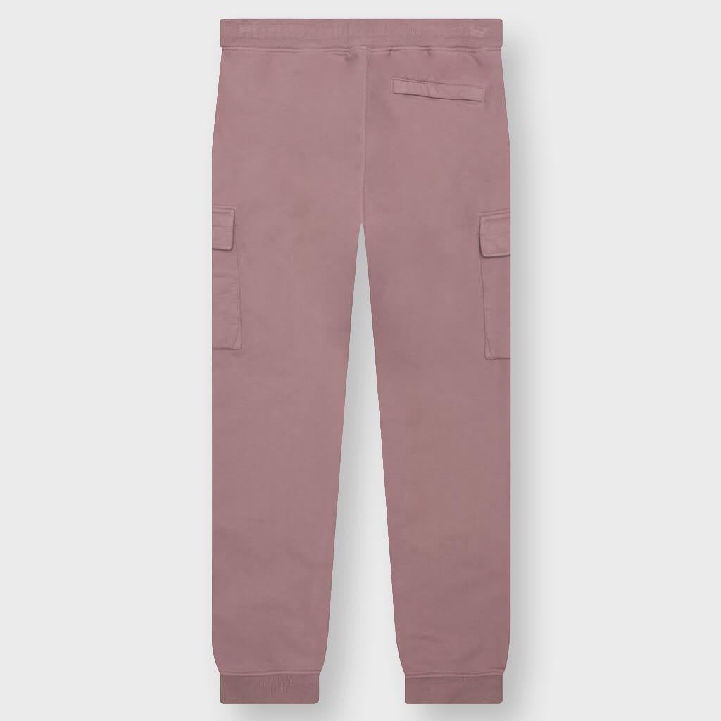 Brushed Cargo Fleece Pants - Red Onion