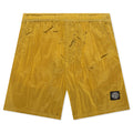 Nylon Metal Shorts - Yellow