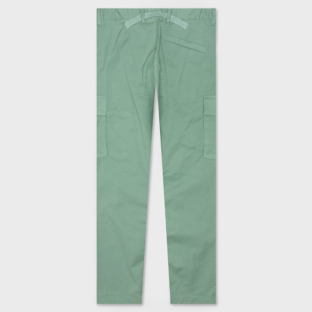 Stretch Gabardine Trousers - Sage Green