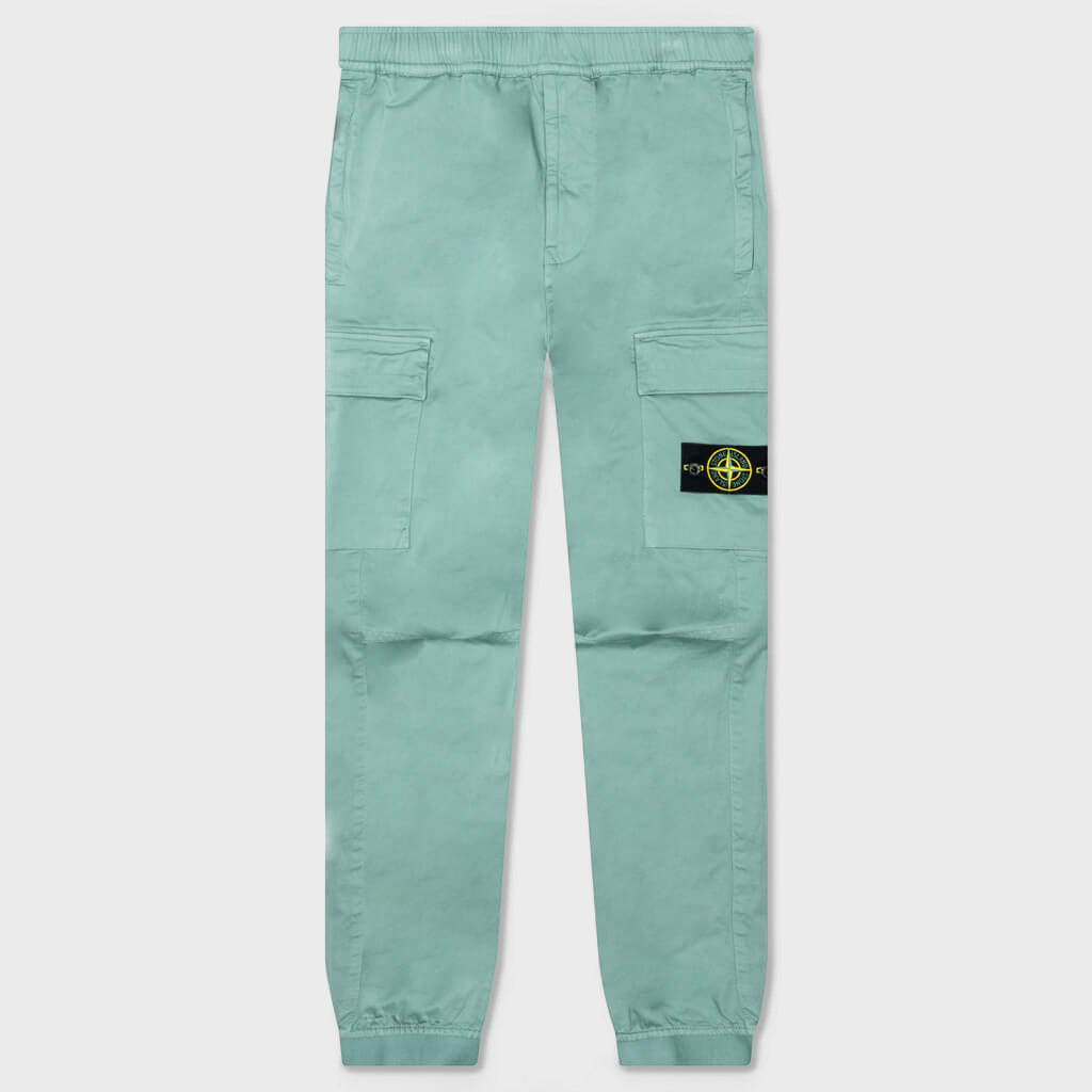 Stretch Trousers - Sage Green