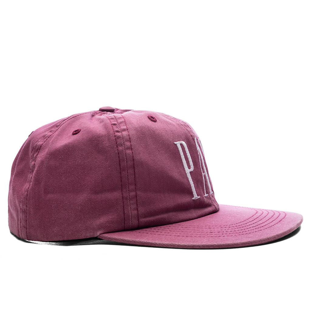 Store Logo 6 Panel Hat - Berry