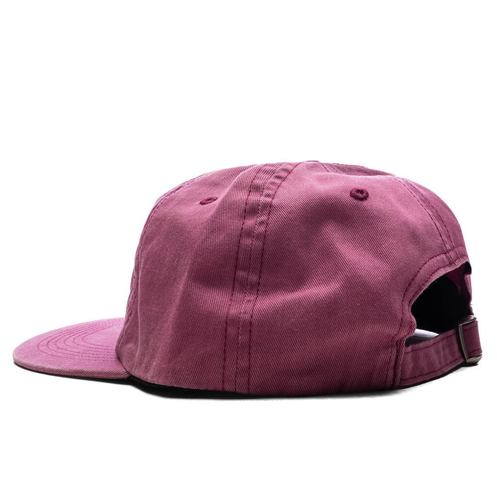 Store Logo 6 Panel Hat - Berry