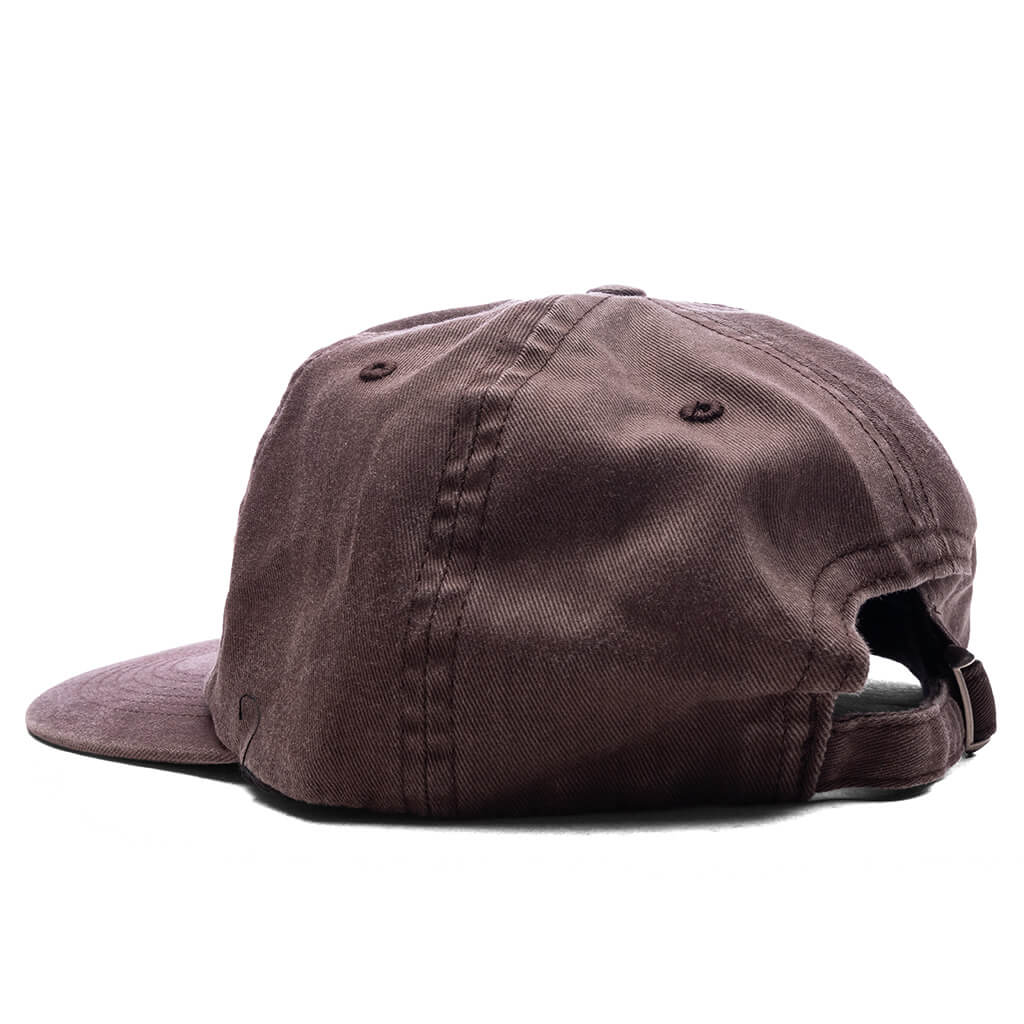 Store Logo 6 Panel Hat - Brown