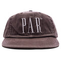 Store Logo 6 Panel Hat - Brown