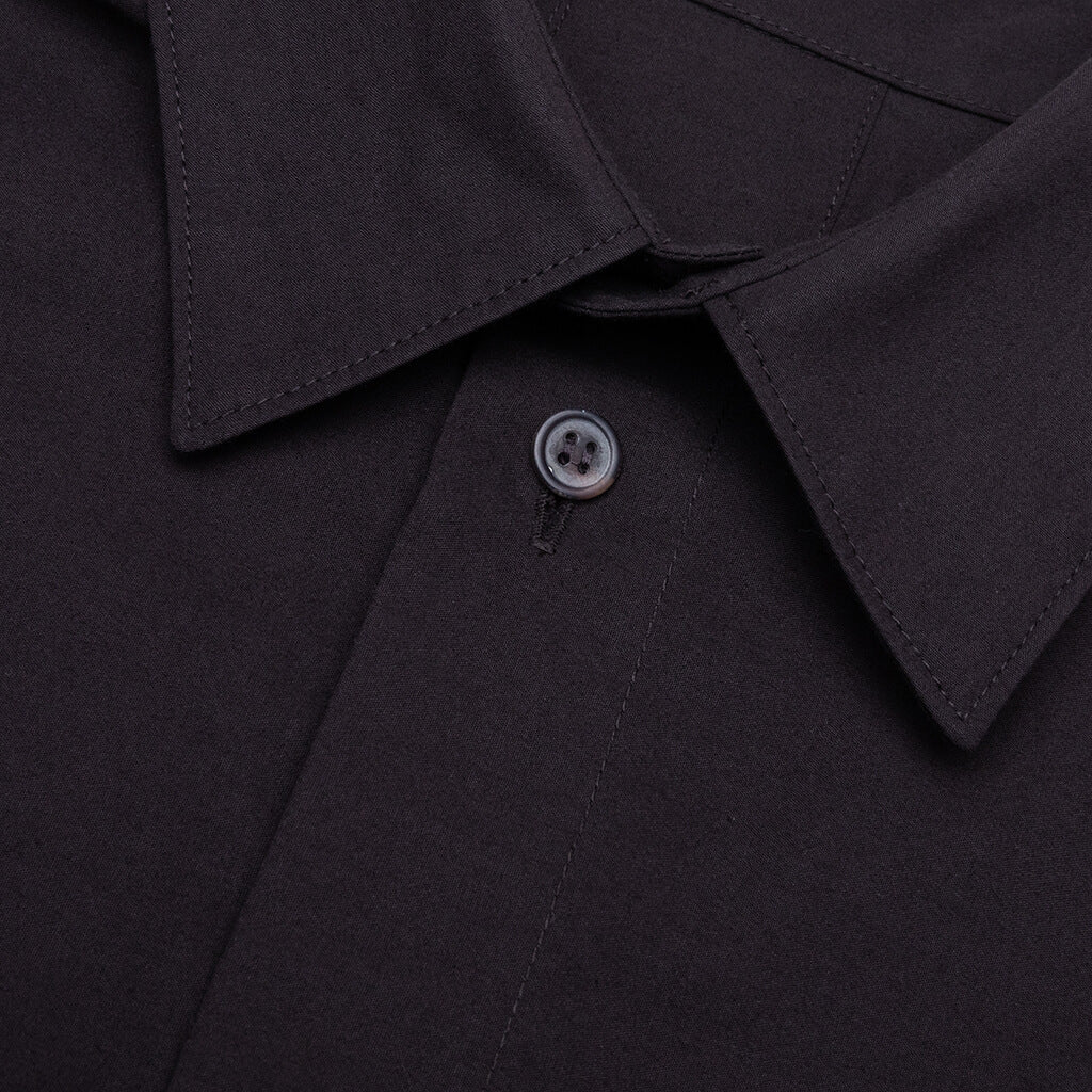 Streamline S/S Button Up Shirt - Dark Brown
