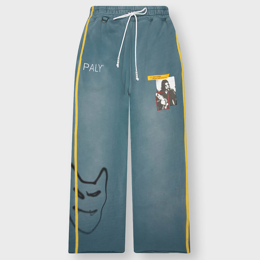 Streetwise Airbrush Sweatpant - Turquoise