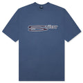 Stretch Pigment Dyed Tee - Navy