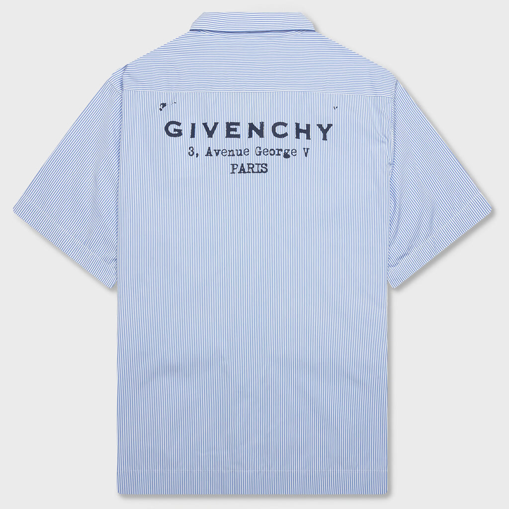 Striped Shirt - White/Light Blue