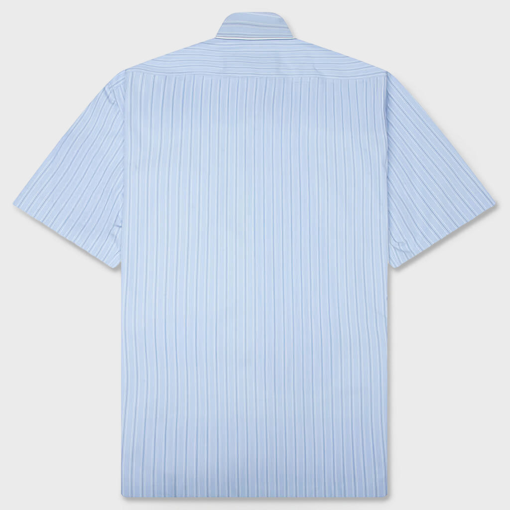 Striped Cassidye M.W. Shirt - Light Blue