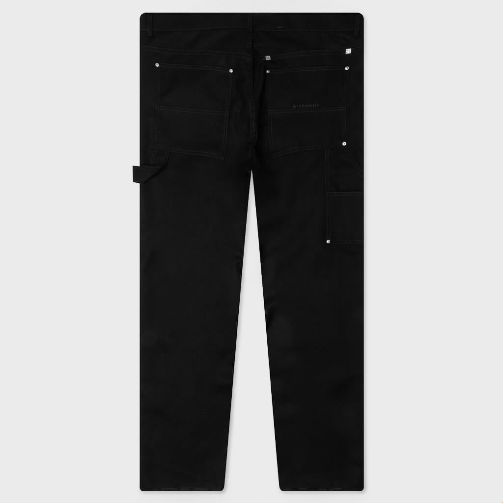 Studded Carpenter Pants - Black