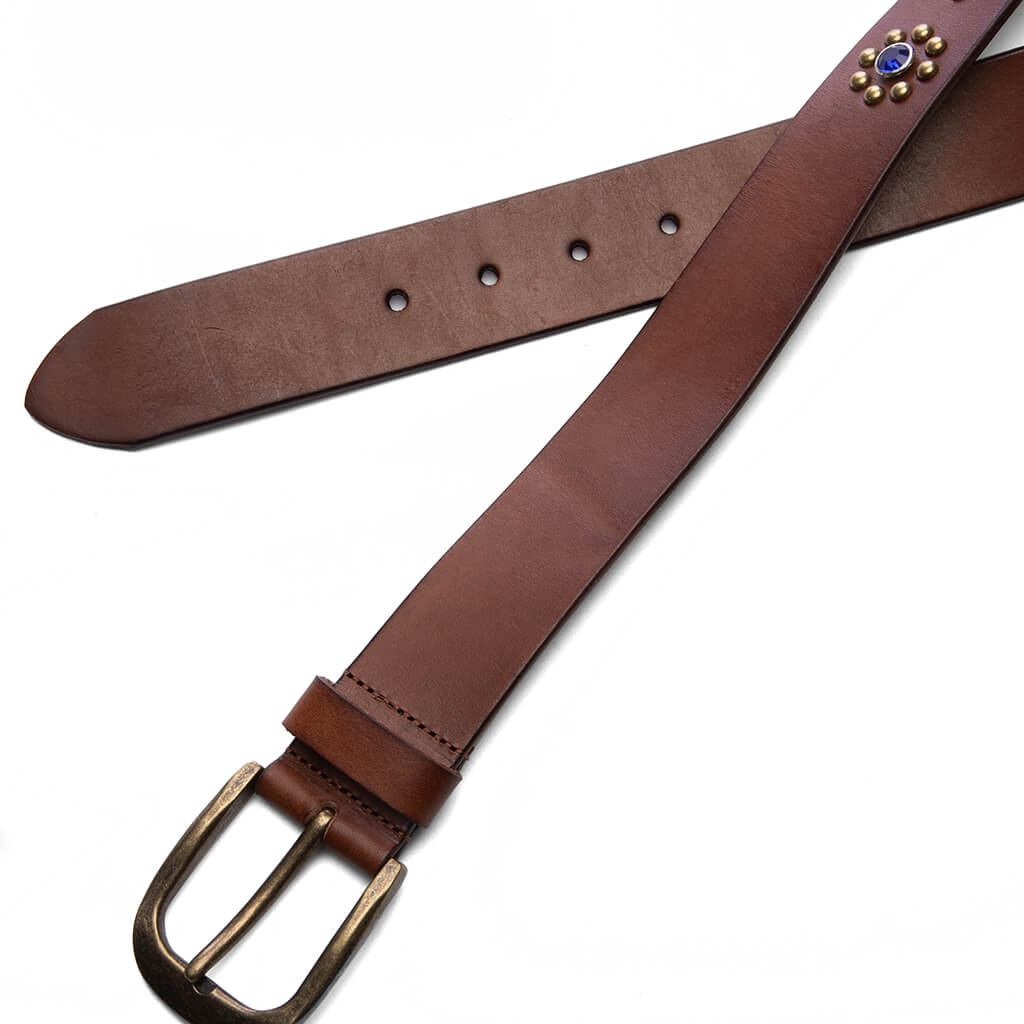 Studded Belt - Brown