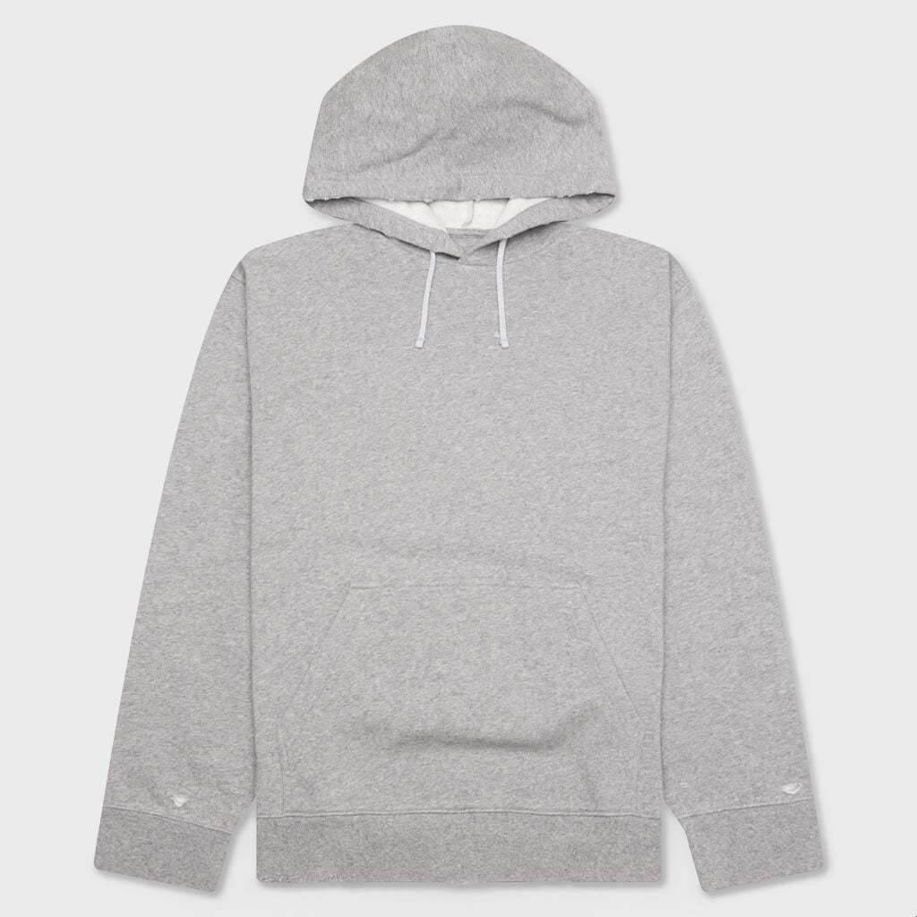 Studio Destroyed Hoodie - Heather Grey