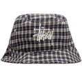 Basic Plaid Bucket Hat - Off White